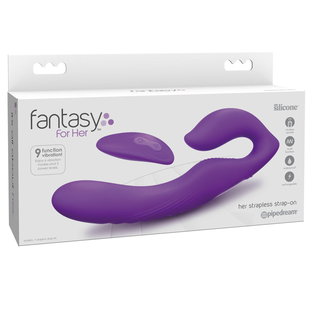 Fantasy For Her - Vibromasseur double extrémité pour son plaisir ultime 