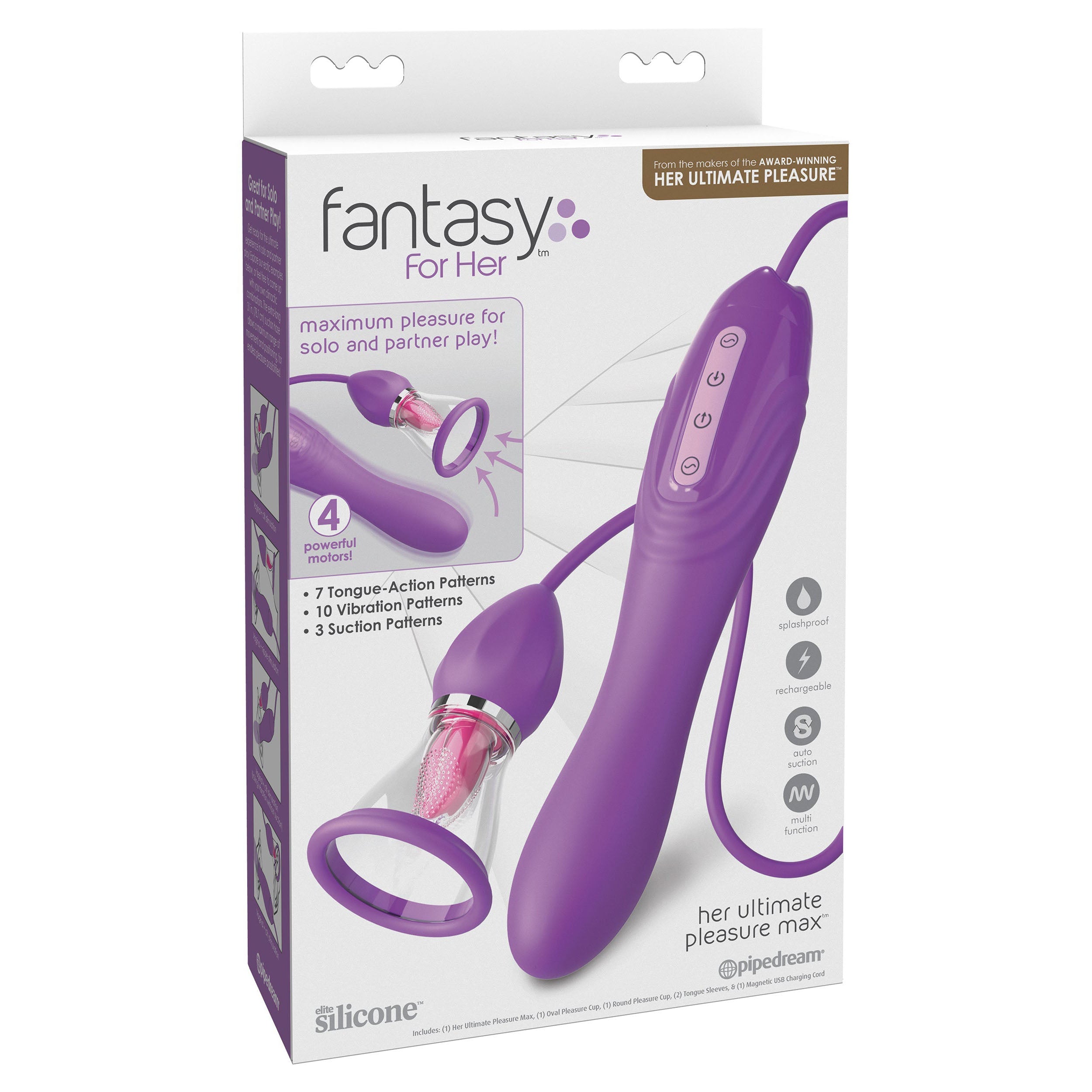 Vibrateur de langue Fantasy For Her Ultimate Pleasure Max