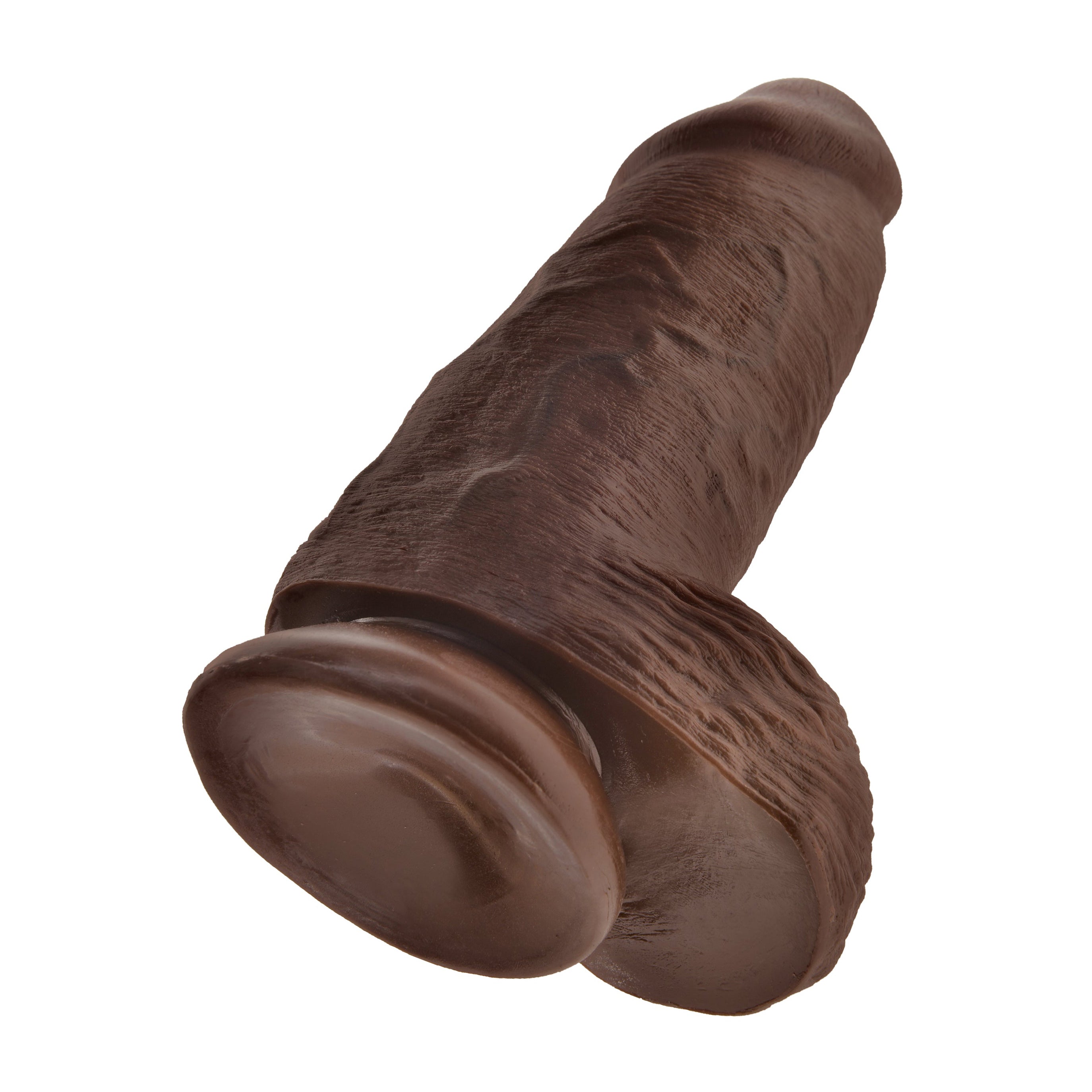 King Cock 9" Chubby Dildo - Brown