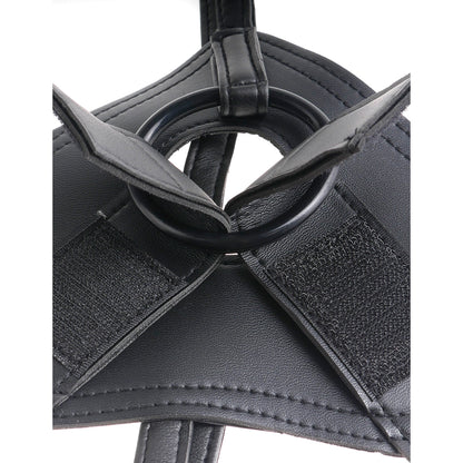 King Cock Strap-On Harness with 9" Cock - Tan - Thorn & Feather