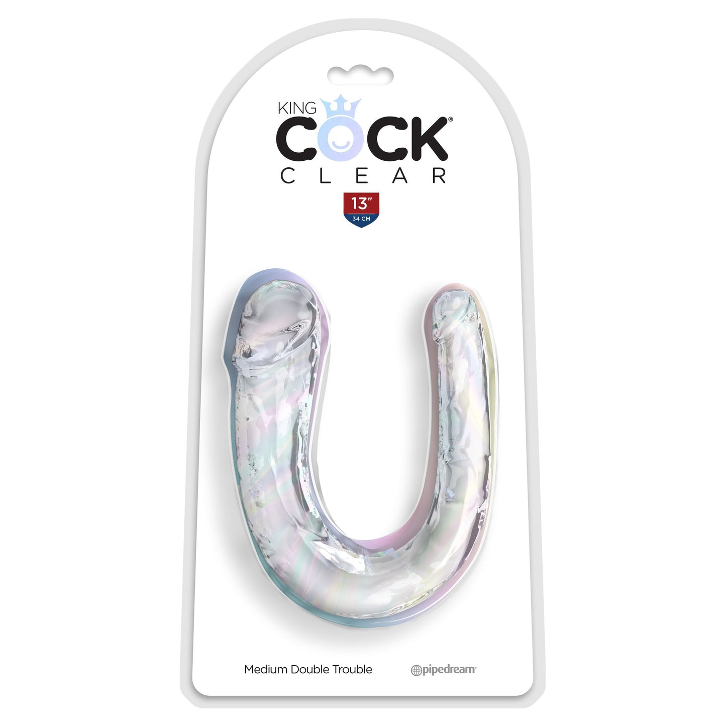 Cock King Cock clair 5" avec boules