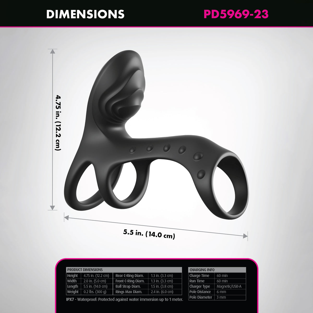 C-Ringz Ultimate Couples Cage Pro - Noir