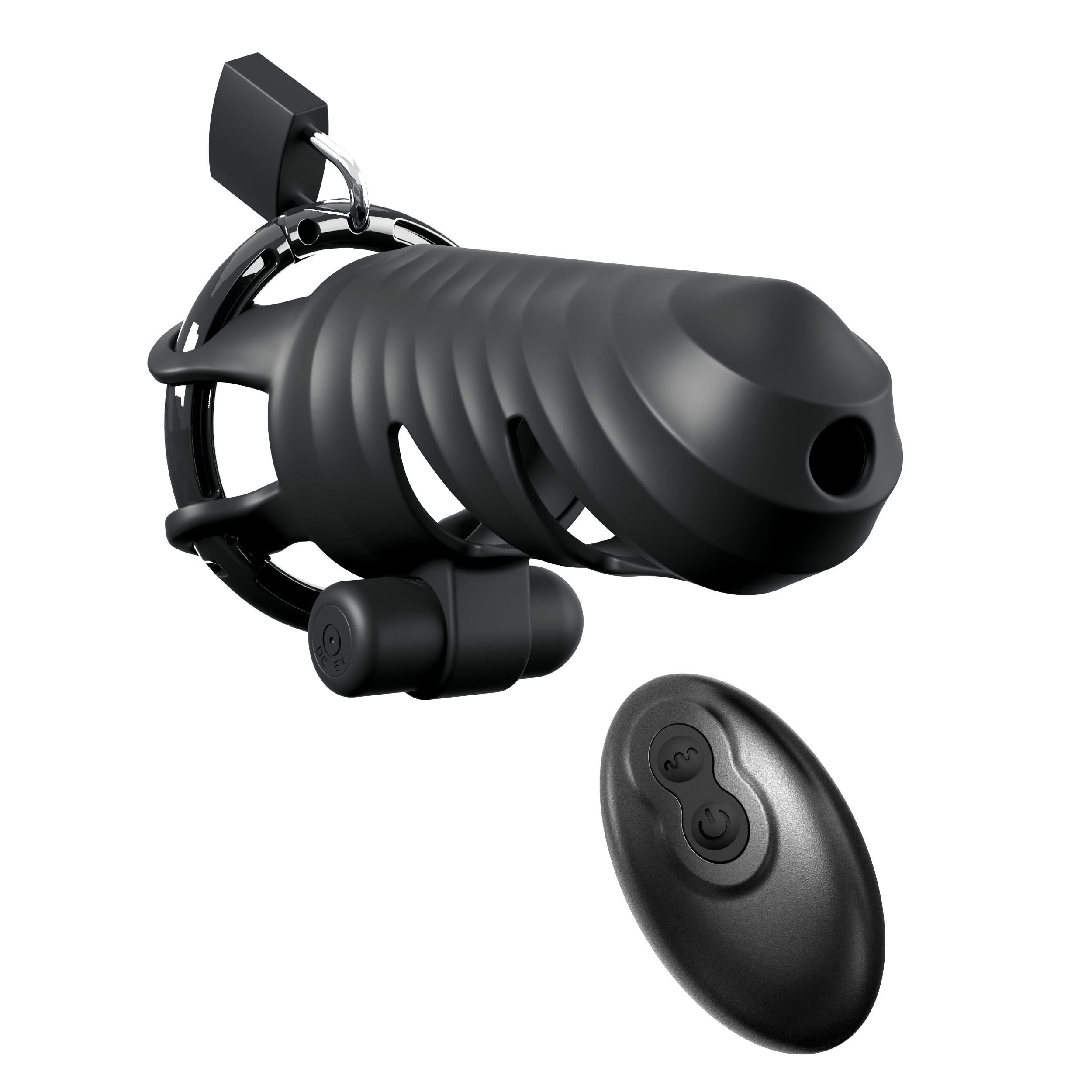Remote-Controlled Vibrating Cock Blocker