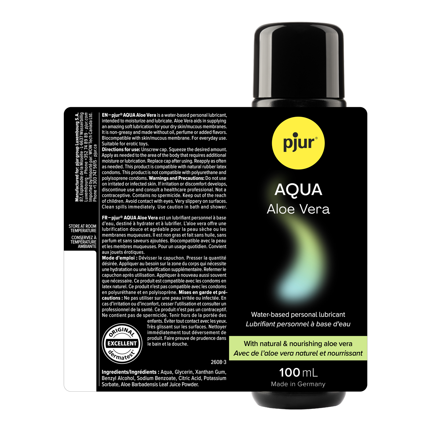 Pjur Aqua Aloe Vera Water Based Personal Lubricant