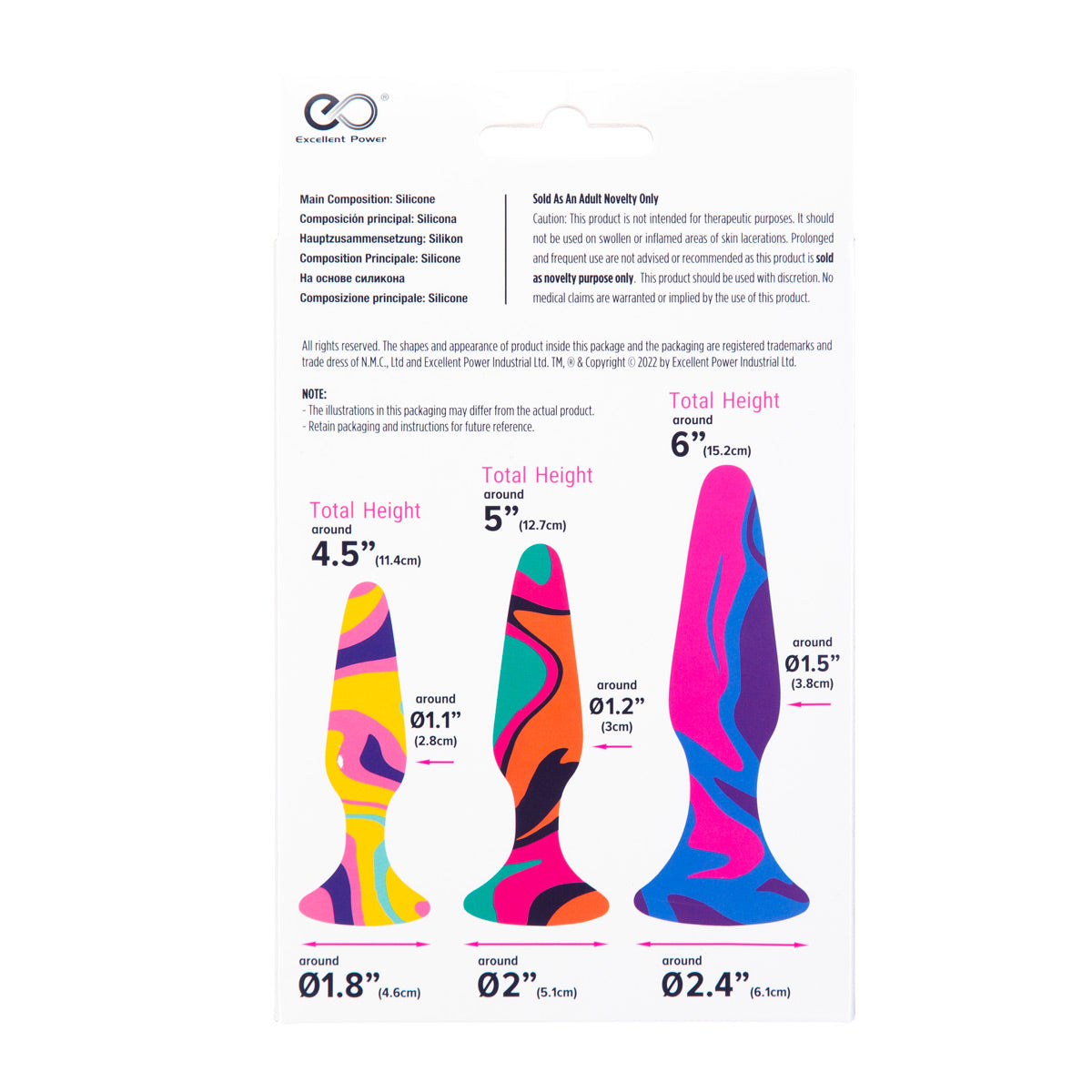 Kit d'entraînement 3 en 1 Fervent Gala avec plug anal en silicone - Cleance