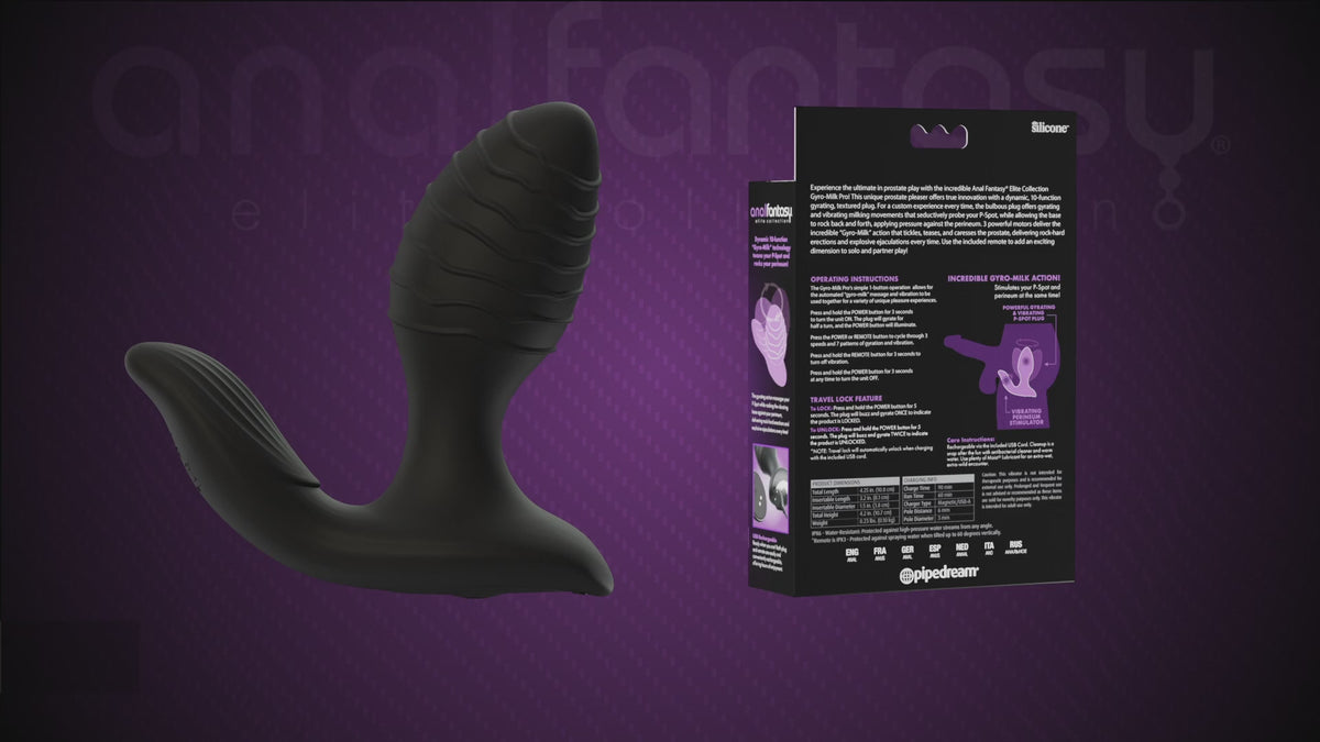 Anal Fantasy Elite Gyro-Milk Pro - Noir