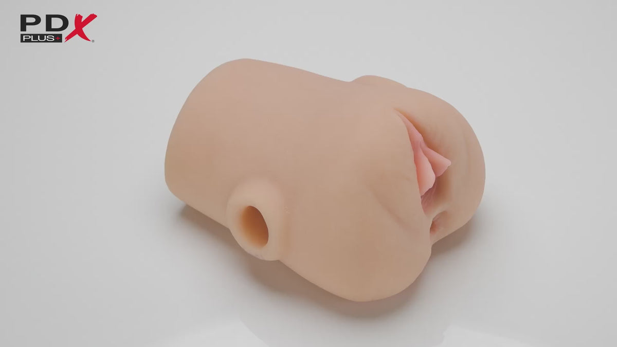 Double Pounder Vibrating Squeeze Stroker