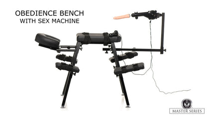 Obedience Chair with Sex Machine