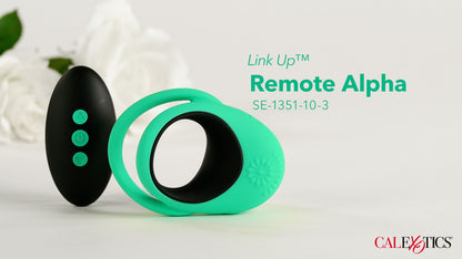 Link Up Remote Alpha Vibrating Dual Cock Ring