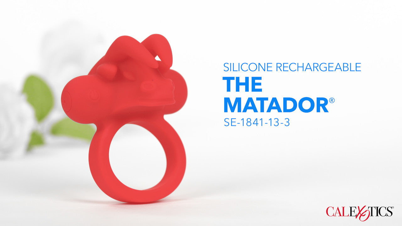 Silicone Rechargeable The Matador Cock Ring