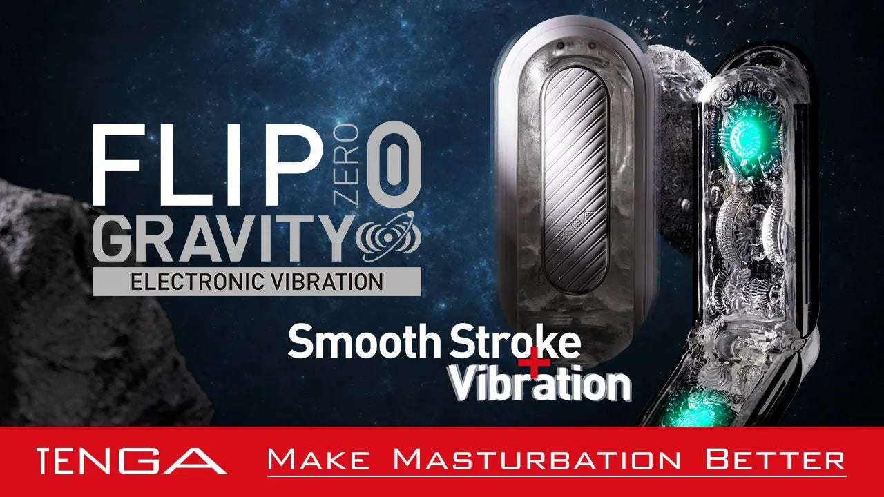 Masturbateur électronique à vibrations Tenga Flip 0 (Zero) Gravity 
