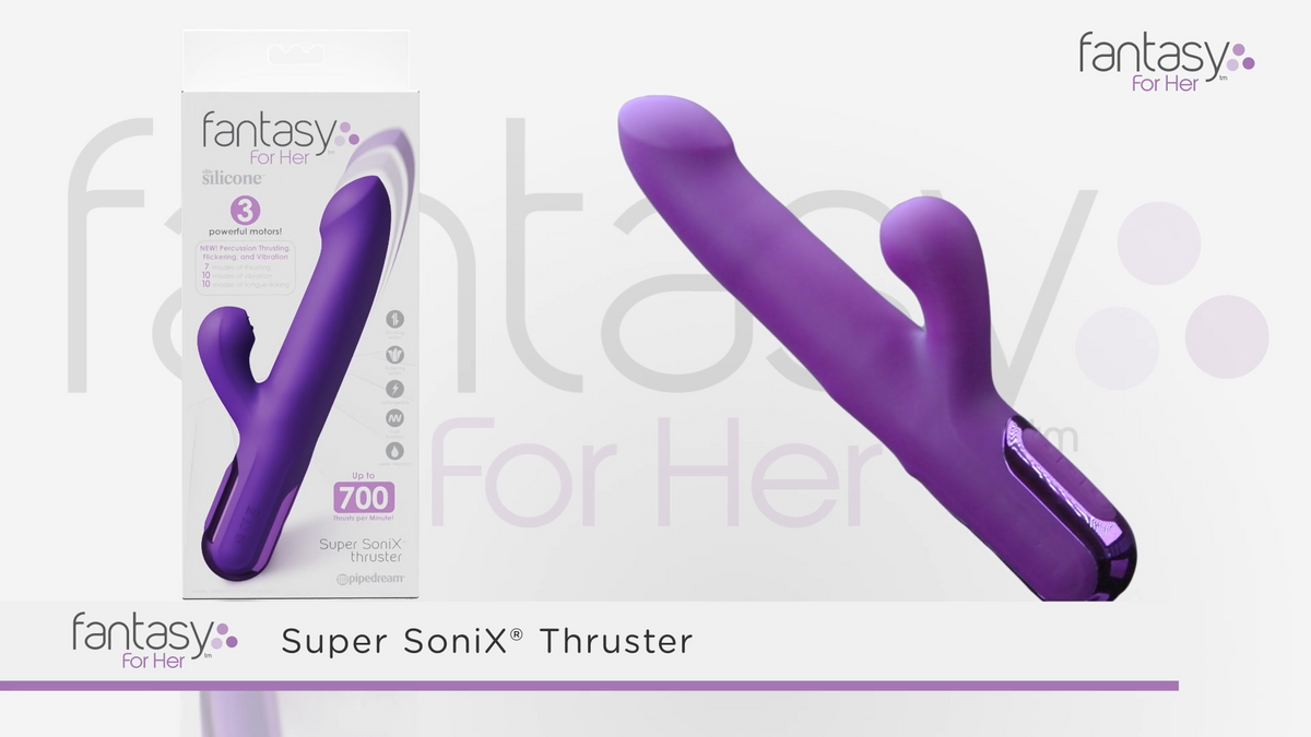 Fantasy For Her Super Sonix Thruster Vibrator