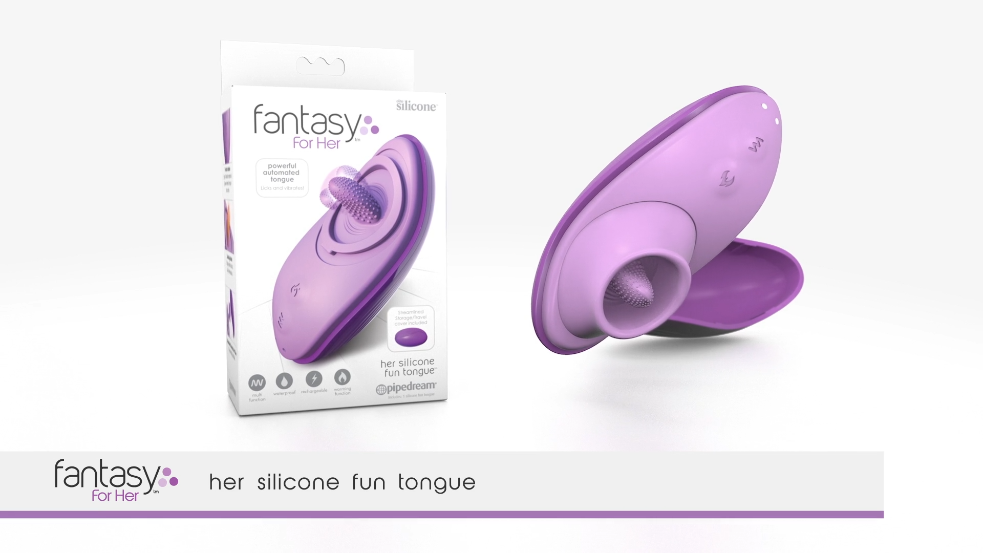 Fantasy For Her Silicone Fun Tongue Vibrator