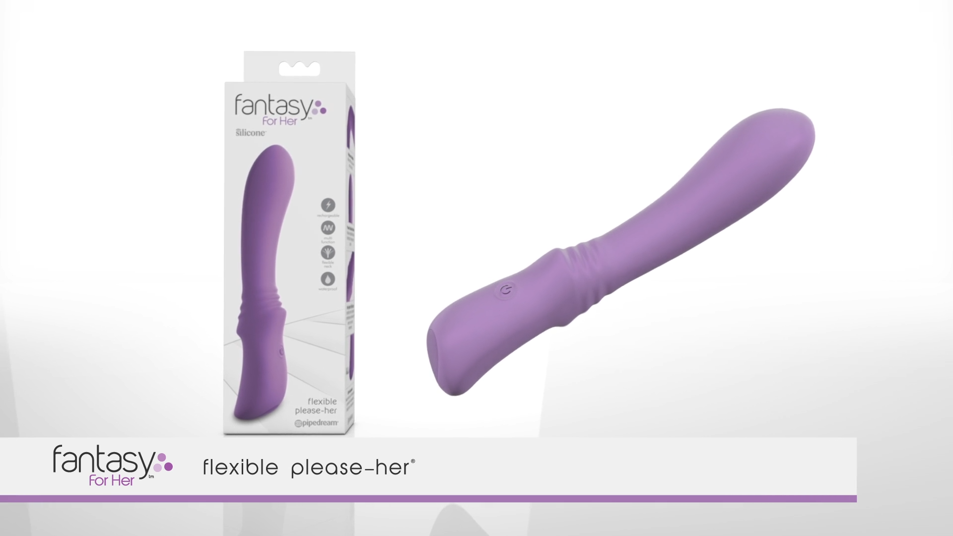 Fantasy For Her Flexible Please-Her Wand Vibe