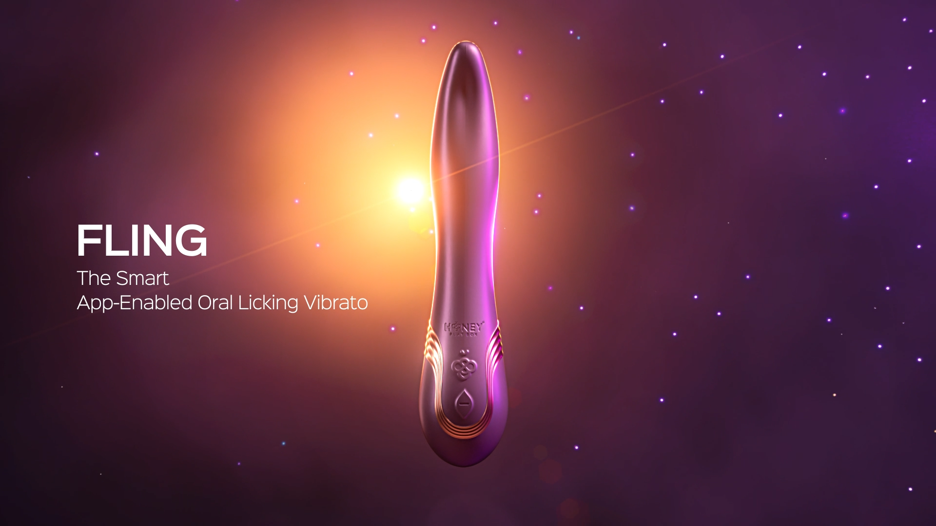 Fling App-Controlled Tongue Licking Vibrator