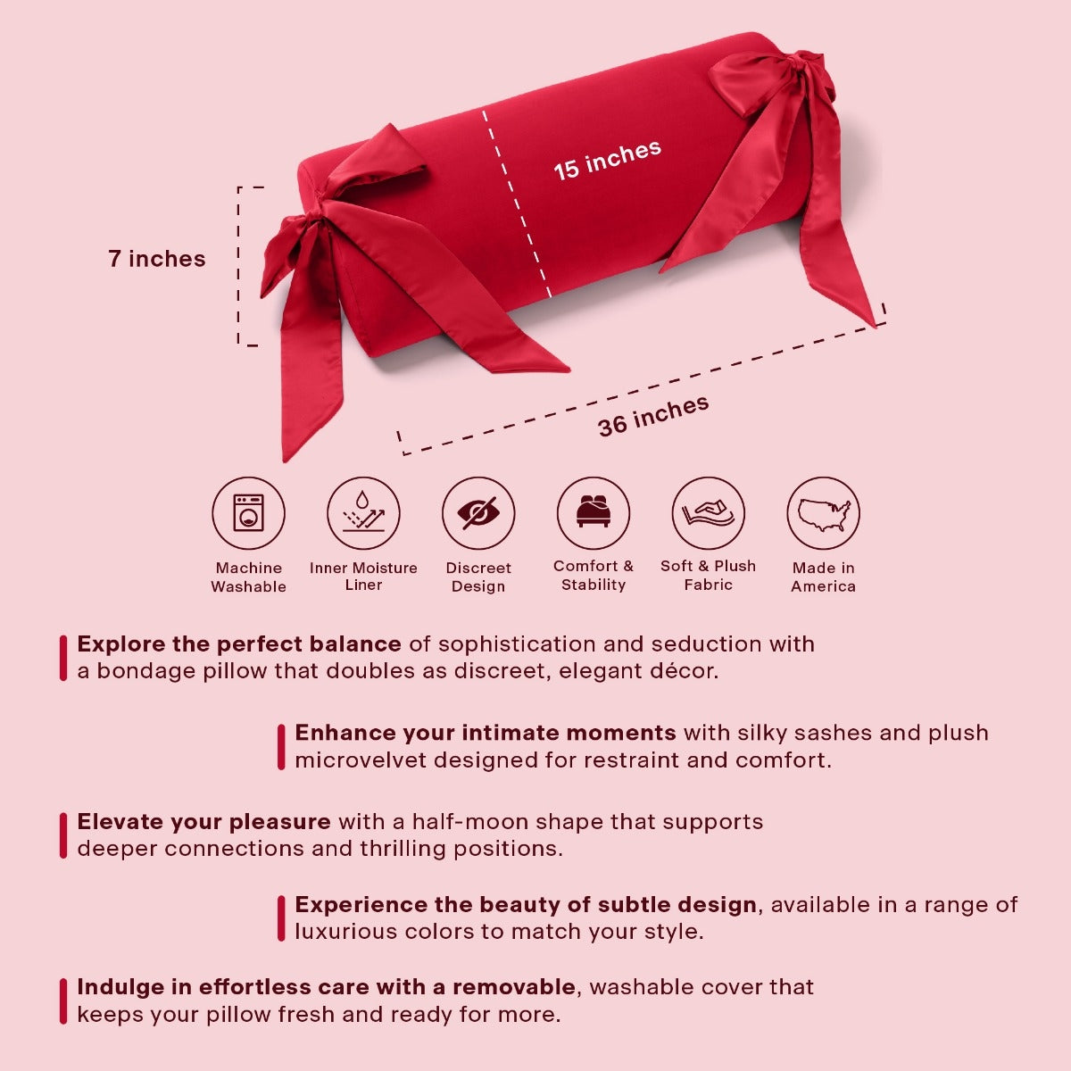 Oreiller de bondage Libérateur Ravish