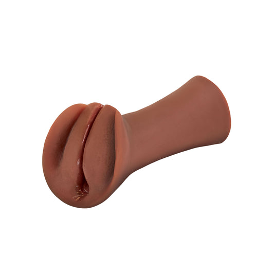 PDX Extreme Wet Pussies Slippery Slit Stroker - Brown