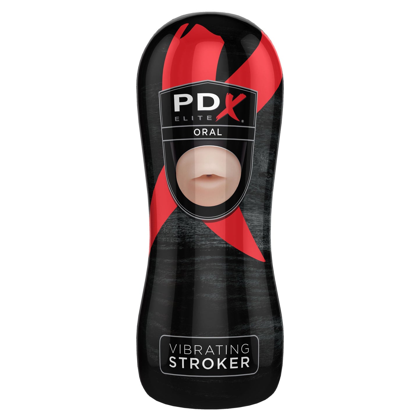 PDX Elite Vibrating Oral Stroker - Light