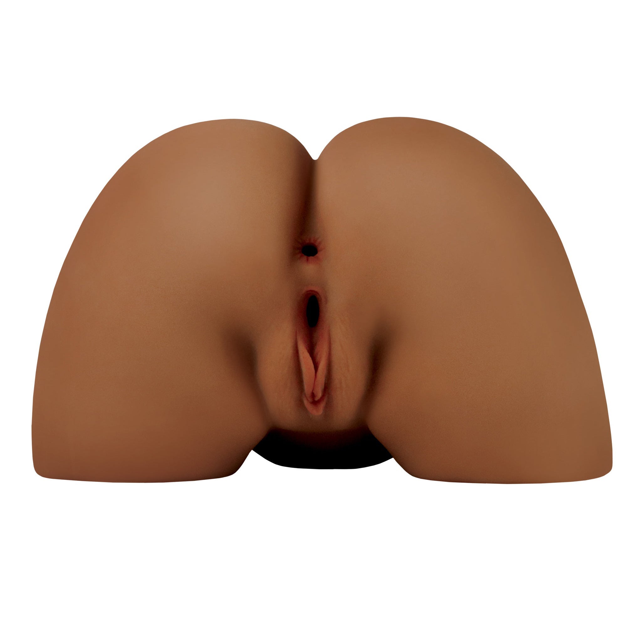 Shake That Ass Vibrating Mega Masturbator - Brown