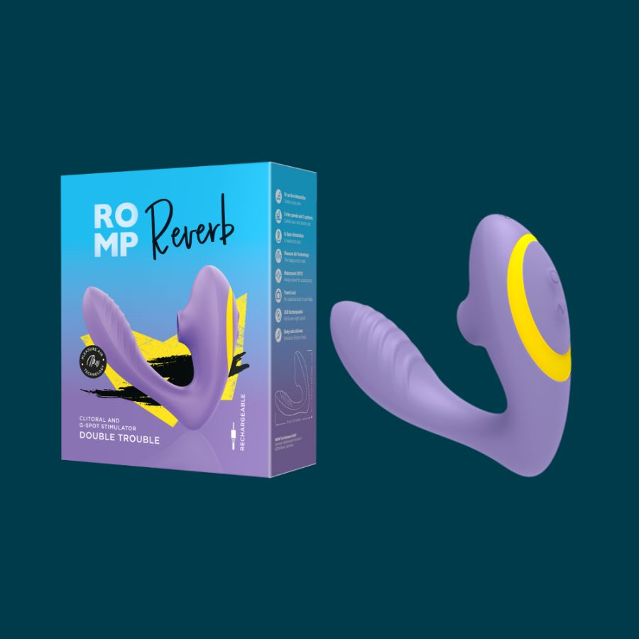 Romp Reverb Clitoral and G-spot Stimulator - Thorn & Feather