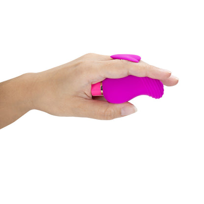 Aria Erotic AF Finger Silicone Vibrator - Plum