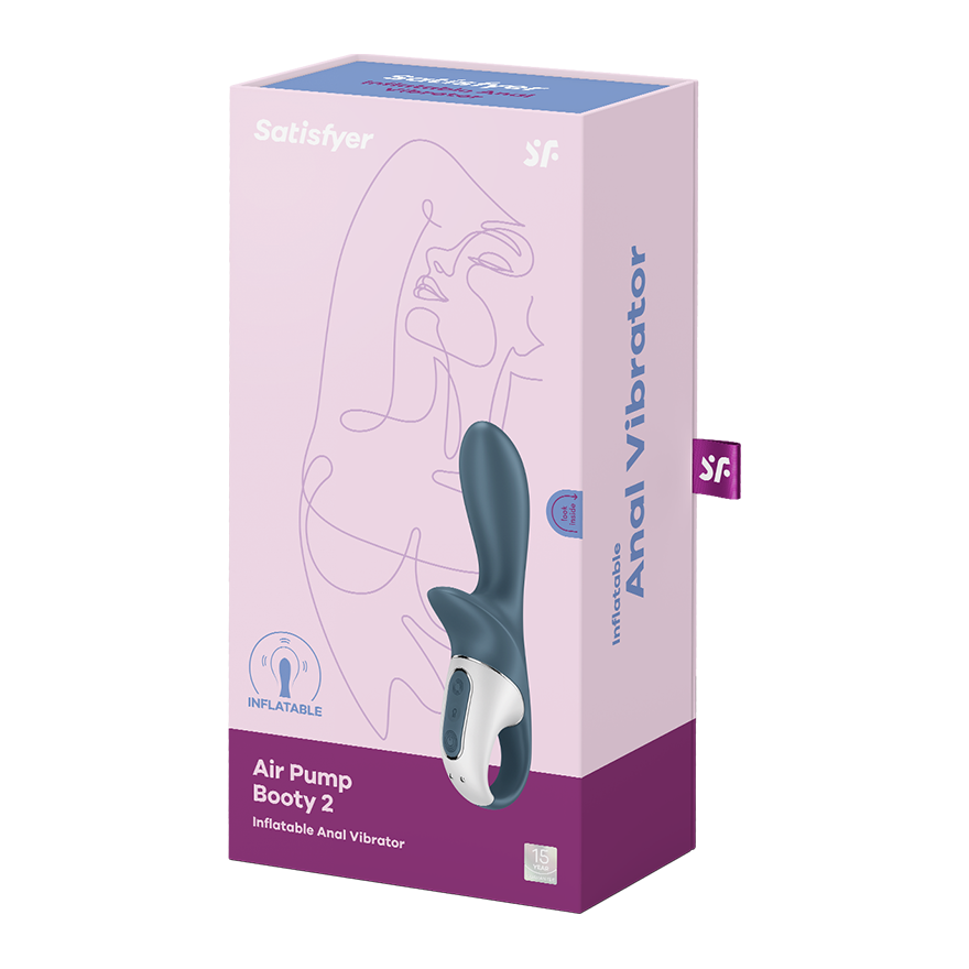 Satisfyer Air Pump Booty 2 Anal Vibrator - Thorn & Feather