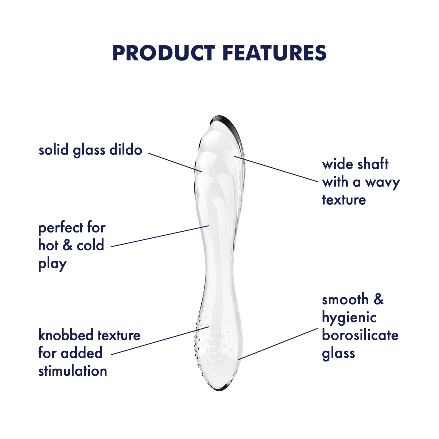 Gode ​​en verre Satisfyer Dazzling Crystal 1