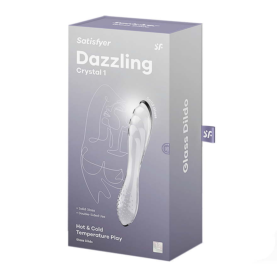 Gode ​​en verre Satisfyer Dazzling Crystal 1