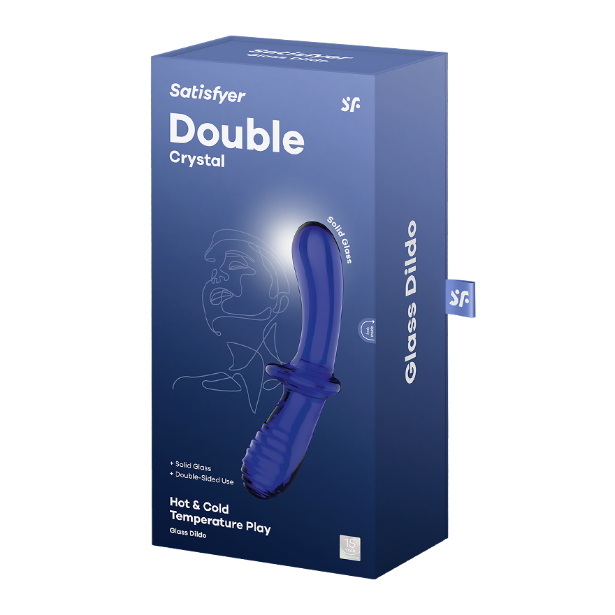 Satisfyer Double Crystal Gode en Verre