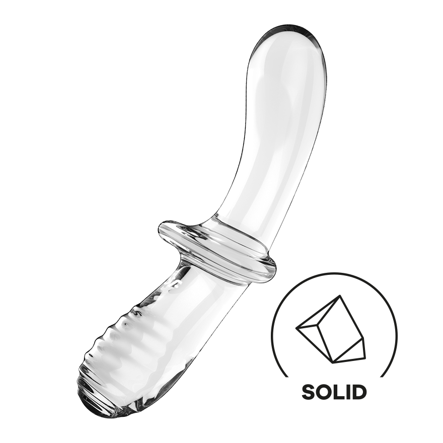 Satisfyer Double Crystal Gode en Verre