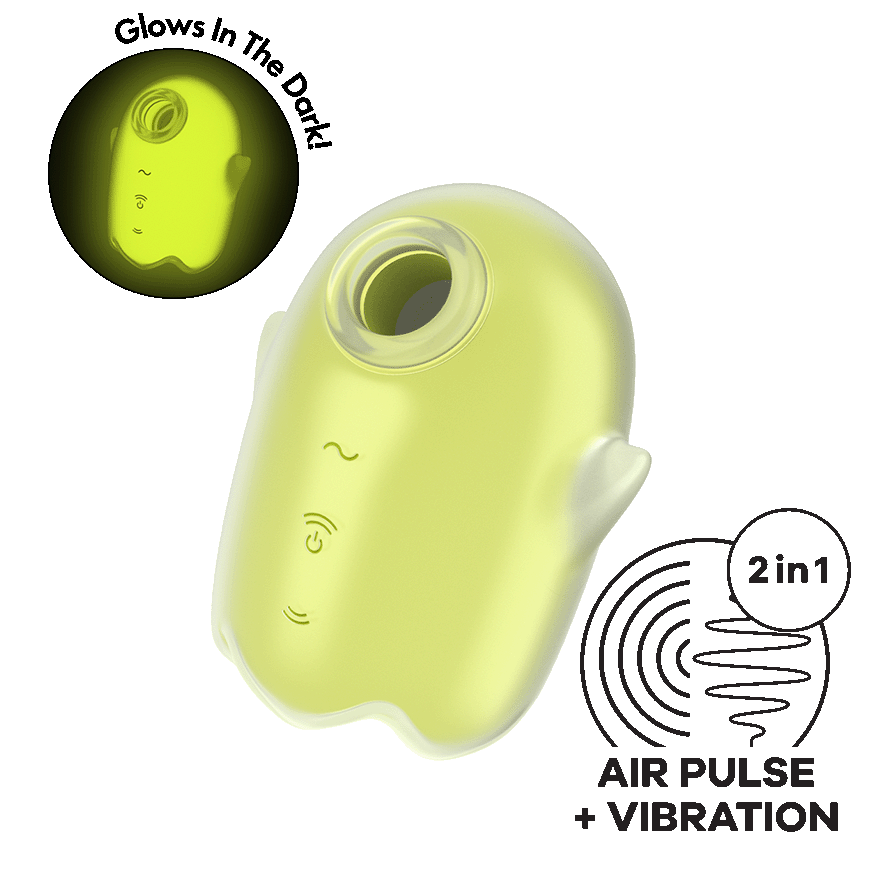 Vibromasseur à impulsion d'air Glowing Ghost de Satisfyer
