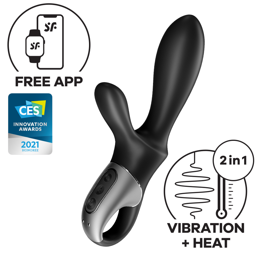 Vibromasseur chauffant Satisfyer Heat Climax + Connect App