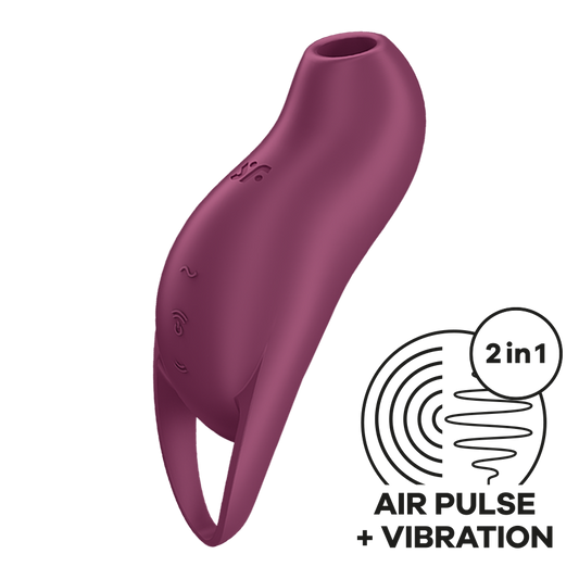 Vibromasseur à double impulsion d'air Satisfyer Pocket Pro 1