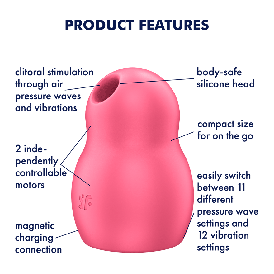 Vibromasseur Air Pulse Satisfyer Pro To Go 1