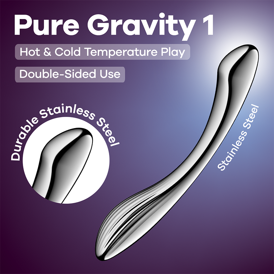 Satisfyer Pure Gravity 1 Curved Dildo