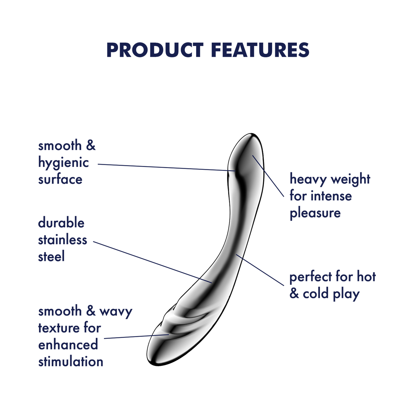 Godemiché incurvé Satisfyer Pure Gravity 3