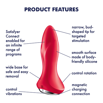 Satisfyer Rotator Plug 1+ Connect App - Thorn & Feather