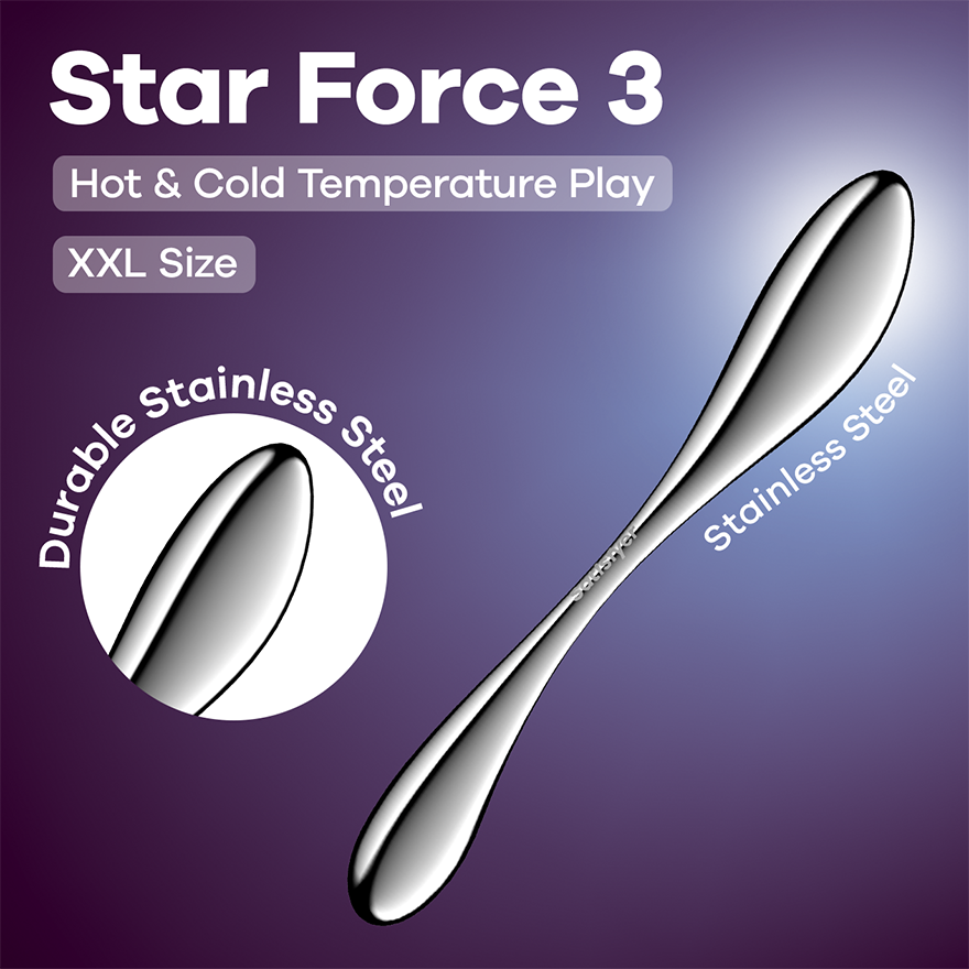 Satisfyer Star Force 3 Double Dildo