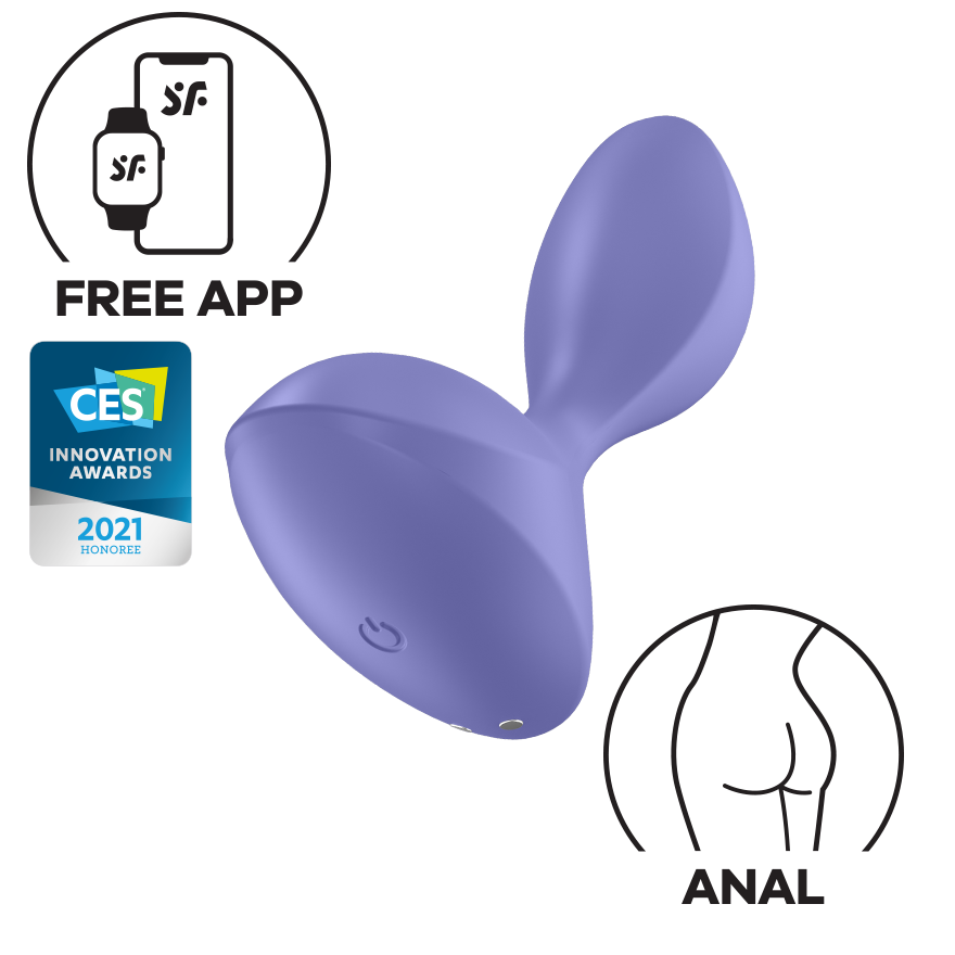 Plug anal vibrant Satisfyer Sweet Seal Connect App