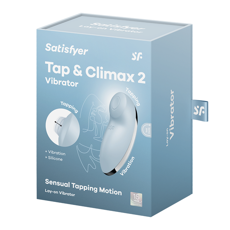 Satisfyer Tap & Climax 2 Lay-on Vibrator