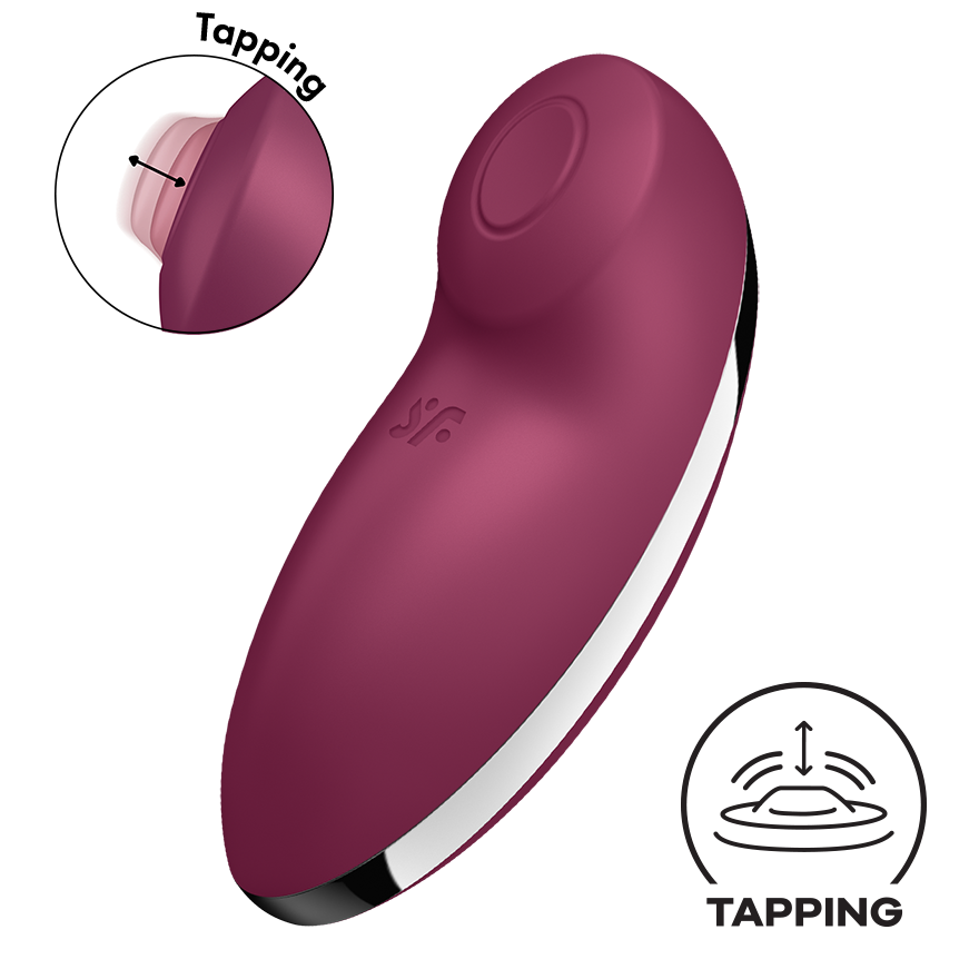 Satisfyer Tap & Climax 2 Lay-on Vibrator