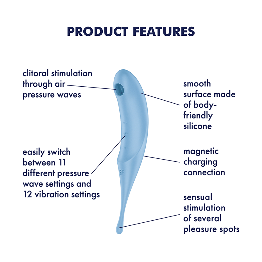 Vibromasseur Air Pulse Satisfyer Twirling Pro