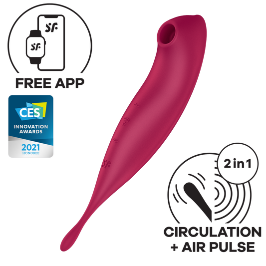 Satisfyer Twirling Pro Connect App Air Pulse Vibrator