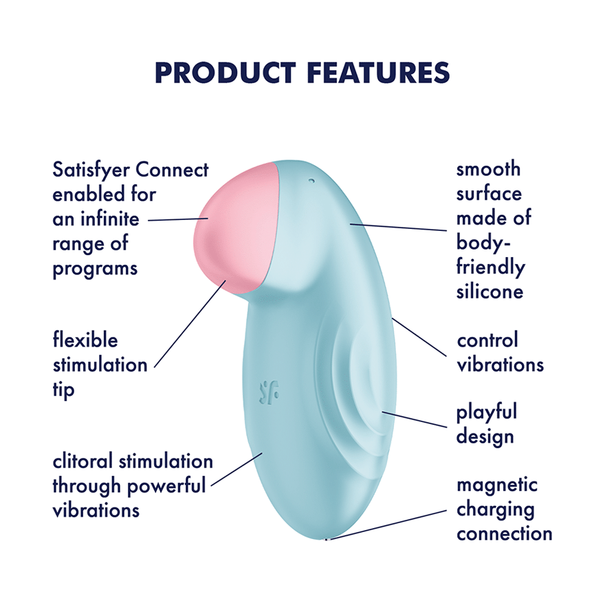 Vibromasseur clitoridien Satisfyer Tropical Tip Connect App