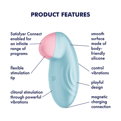 Vibromasseur clitoridien Satisfyer Tropical Tip Connect App