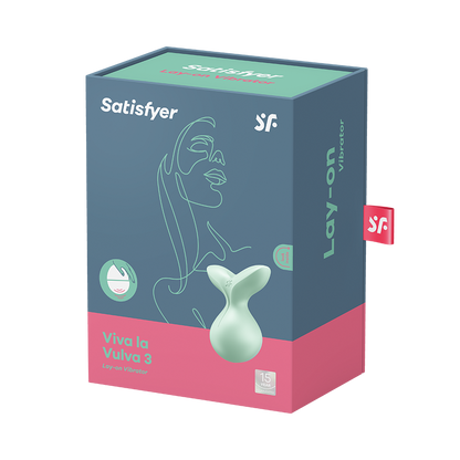 Satisfyer Viva La Vulva 3 Lay-On Clitoral Vibrator