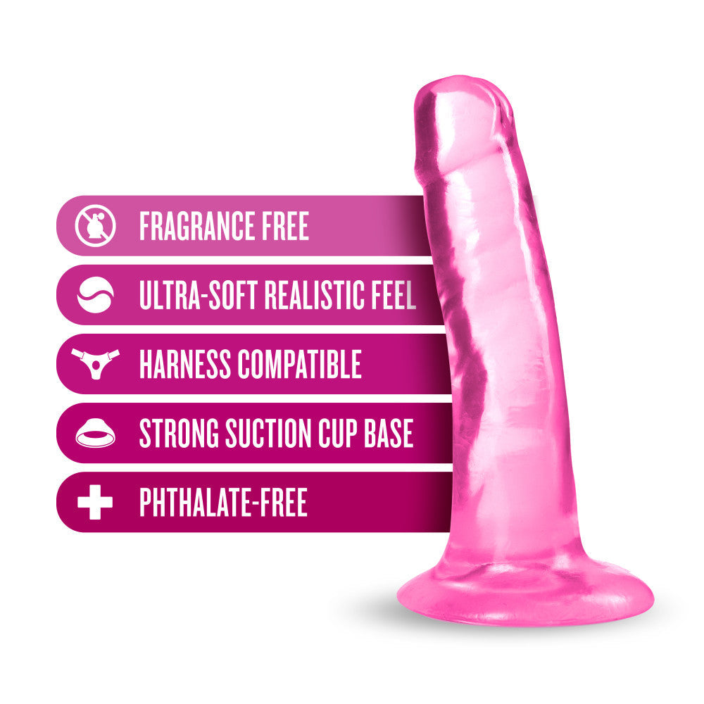 Hard n' Happy 5.5 Inch G-Spot Dildo - Pink