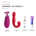 Scioness Wine Purple, Joi Thrust 2 Red, Mixgliss Clean 30 ml and Orgasm Rainfall 30 ml four-piece bundle