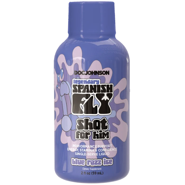 Spanish Fly For Him Arousal Shot - Blue Razz Ice
