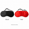Sex & Mischief Satin Blindfold — Black and Red options; choose one.